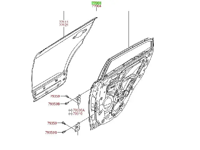 Pta Tras Izq Para Hyundai Creta 2016-2020 Orig.