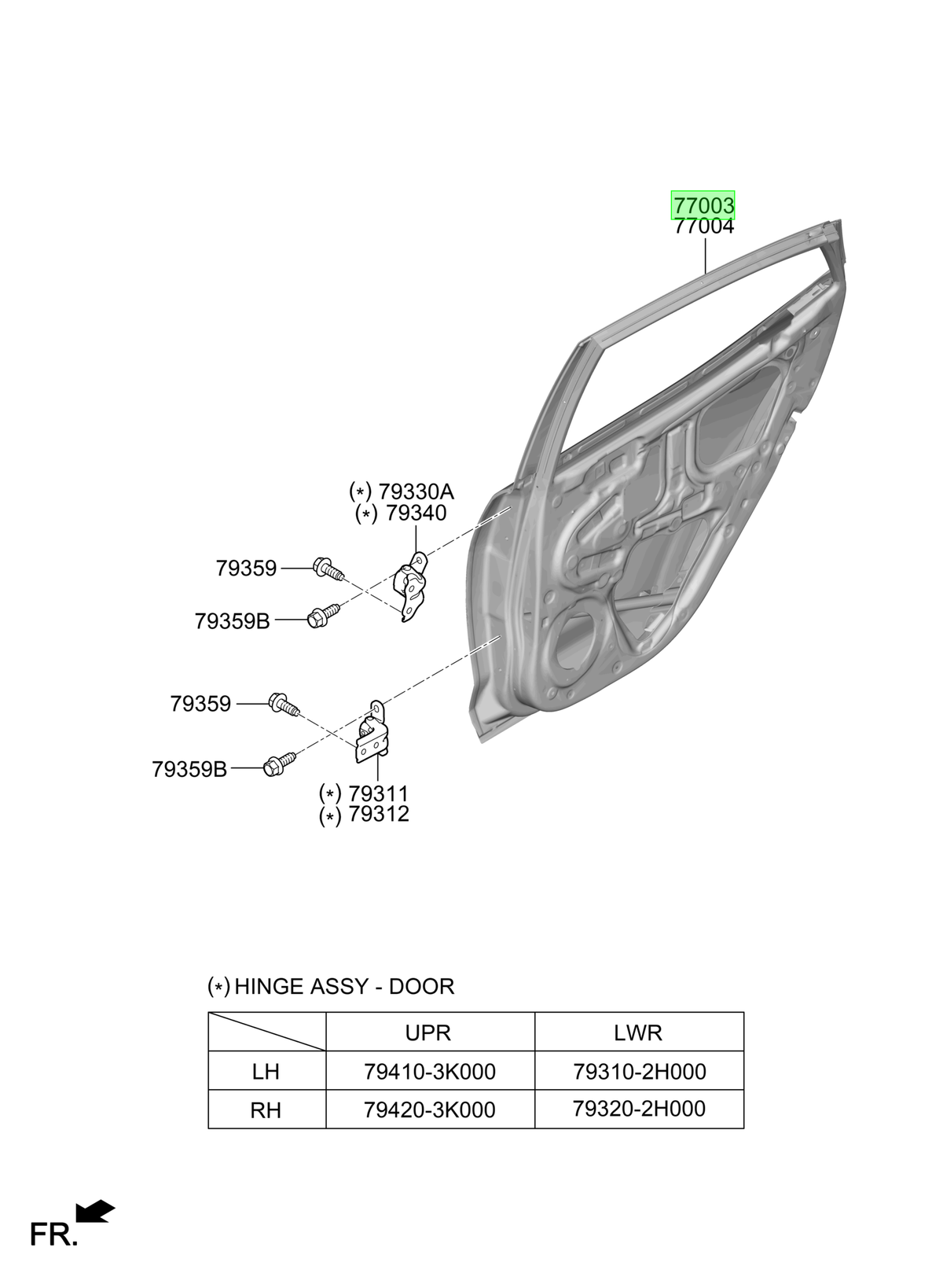 Puerta Lh Original Para Hyundai I10 2019-2025
