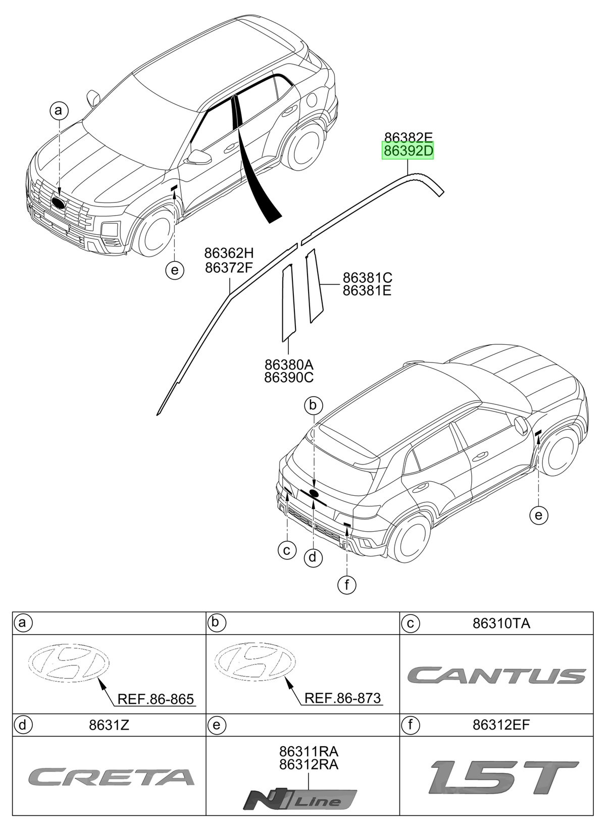 Puerta Tras. Der. Rh Original Para Hyundai Creta 2021-2025