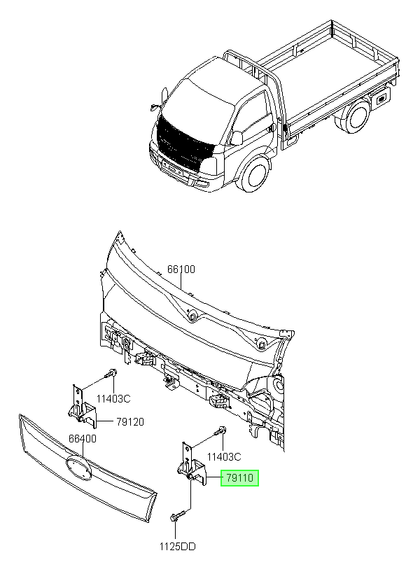 Bisagra Lh Original Para Hyundai H1 2006-2025
