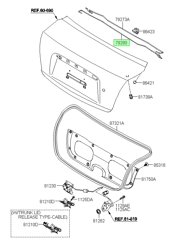Barra Original Para Hyundai Accent 2005-2013