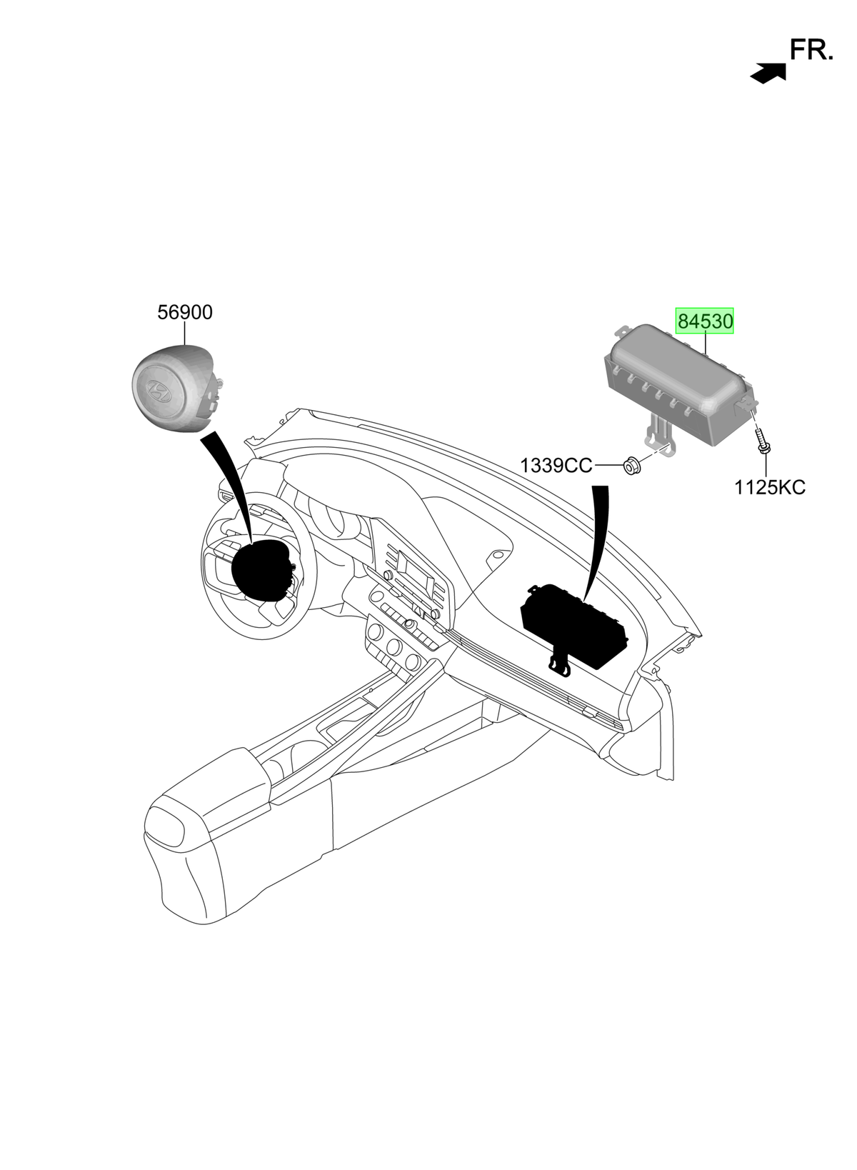 Airbag Original Para Hyundai Elantra 2020-2025