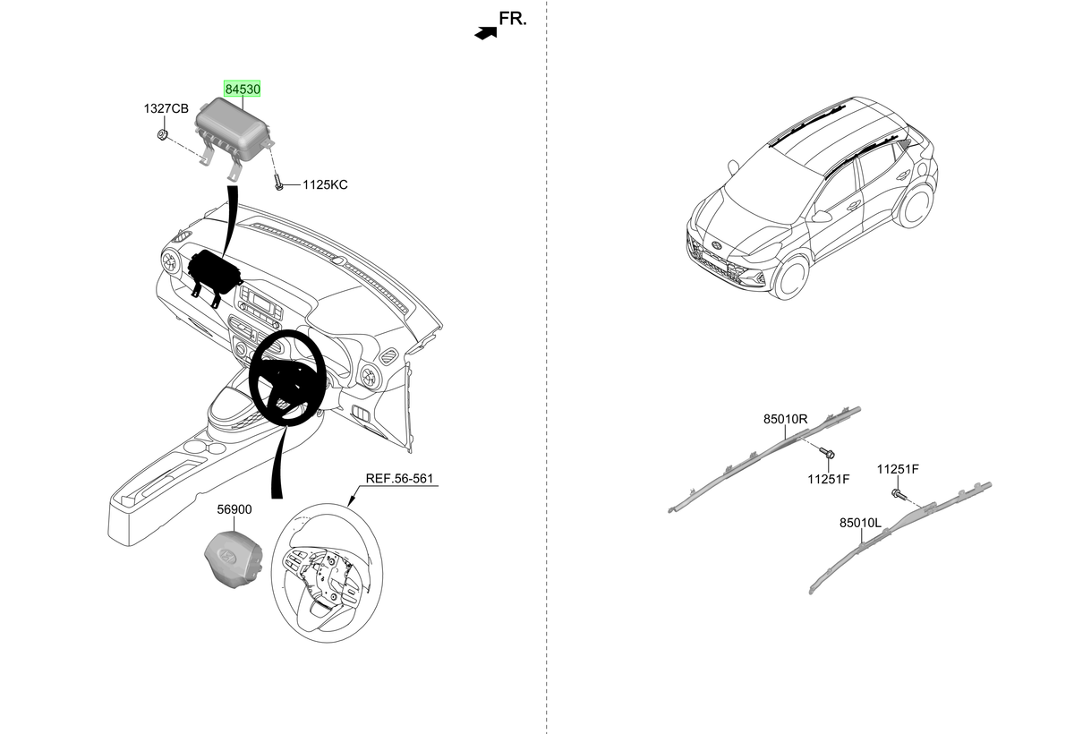 Airbag Pasajero Original Para Hyundai I10 2019-2025