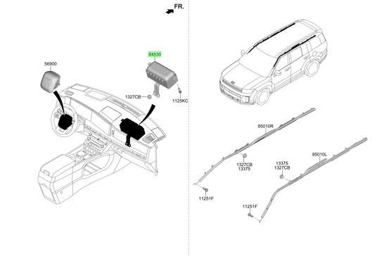 Airbag Pasajero Original Para Hyundai Santa Fe 2023-2025