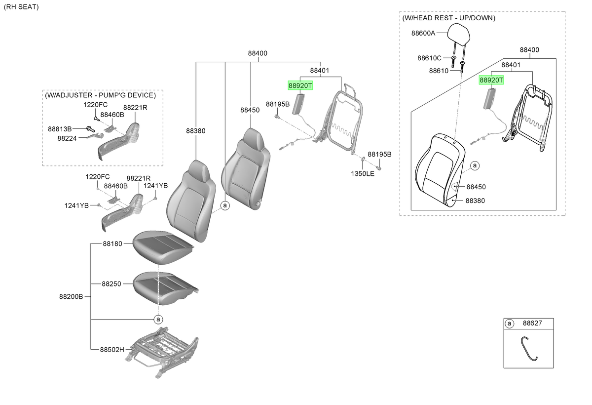 Airbag Lat. Del. Der. Rh Original Para Hyundai I10 2019-2025