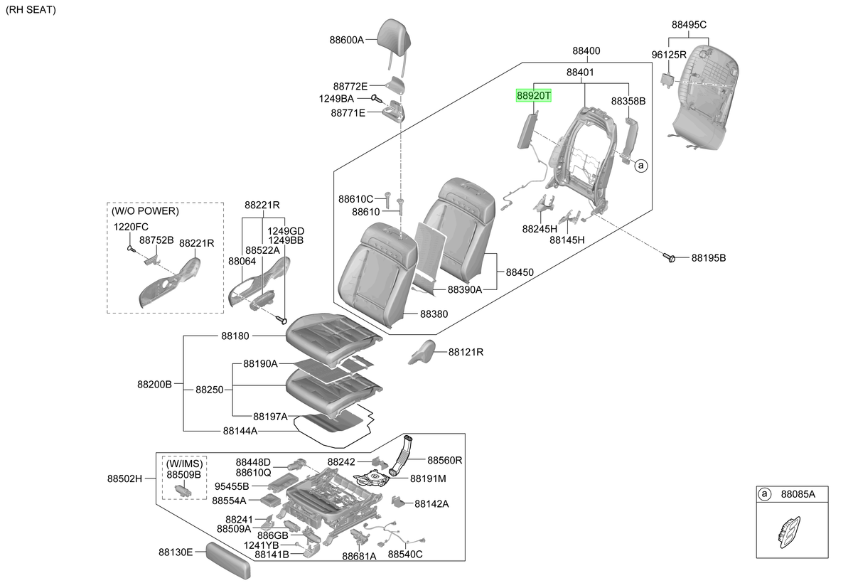 Airbag Lat. Del. Der. Rh Original Para Hyundai Santa Fe