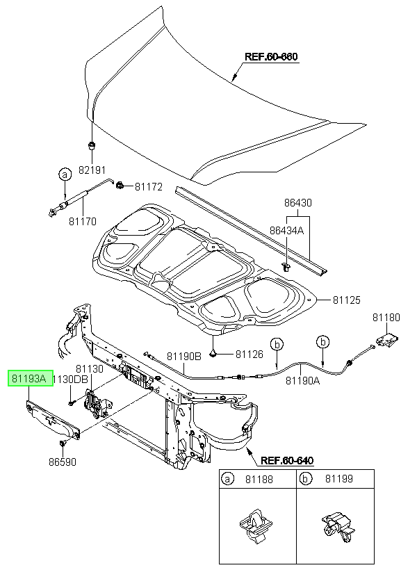 Cubre Chapa Capot Orig. Para Hyundai Getz 2003-2011