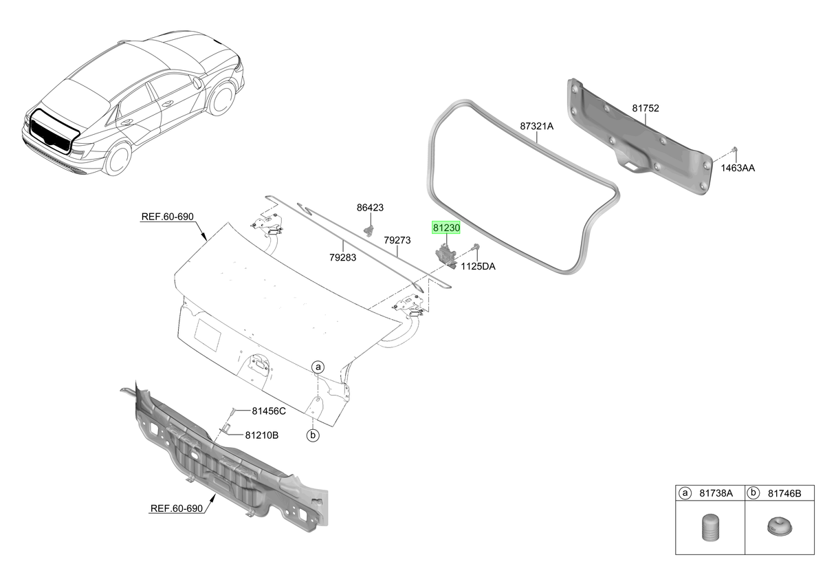 Chapa Original Para Hyundai Accent 2023-2025