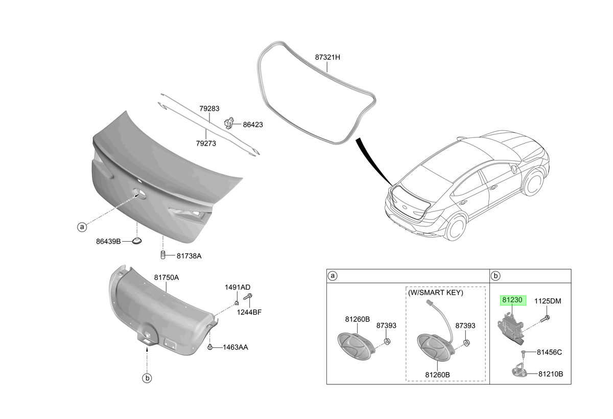 Chapa Original Para Hyundai Elantra 2015-2025