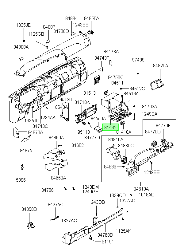 Tapa Original Para Hyundai H1 1993-2007