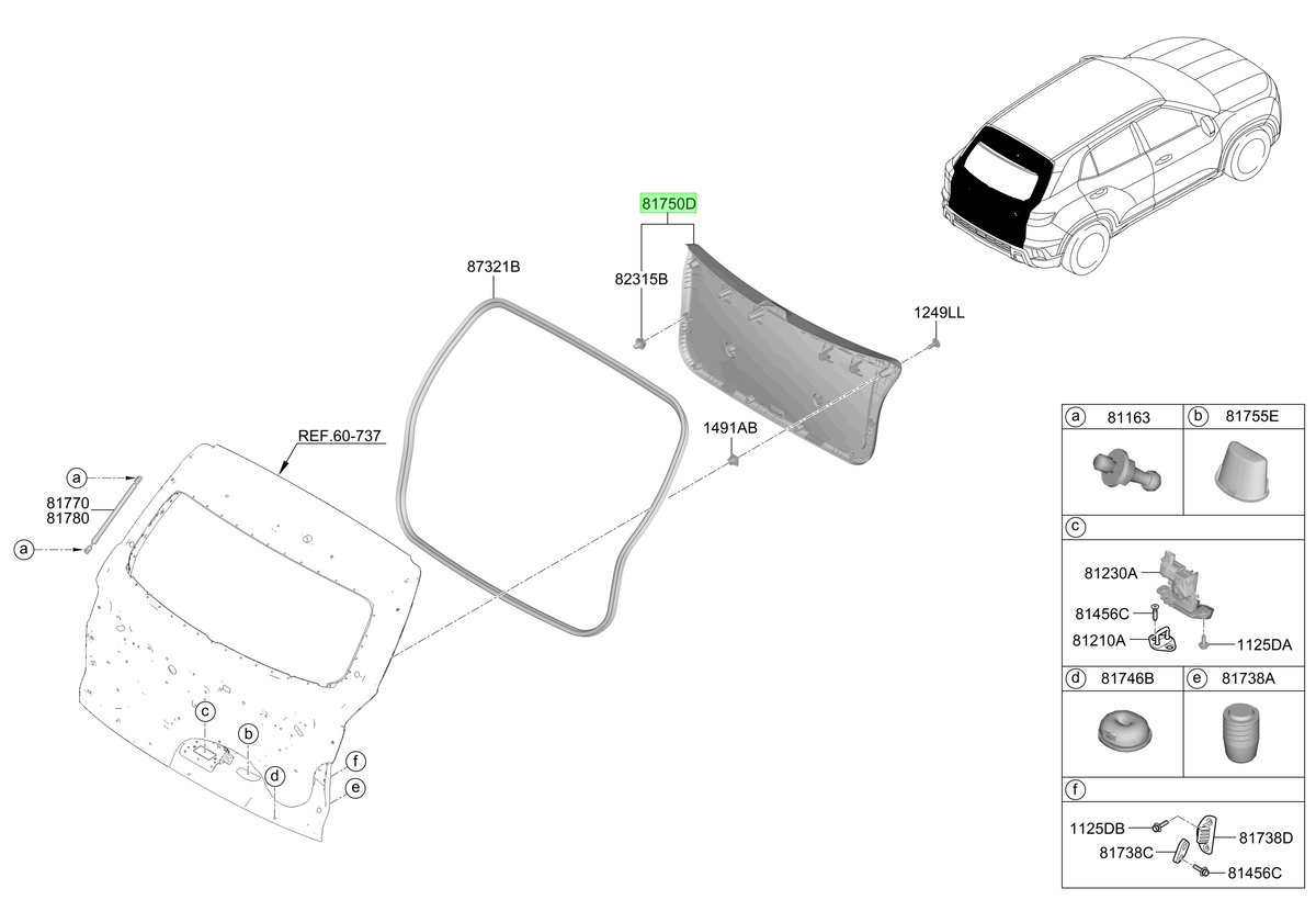 Tapiz Original Para Hyundai Creta 2020-2025