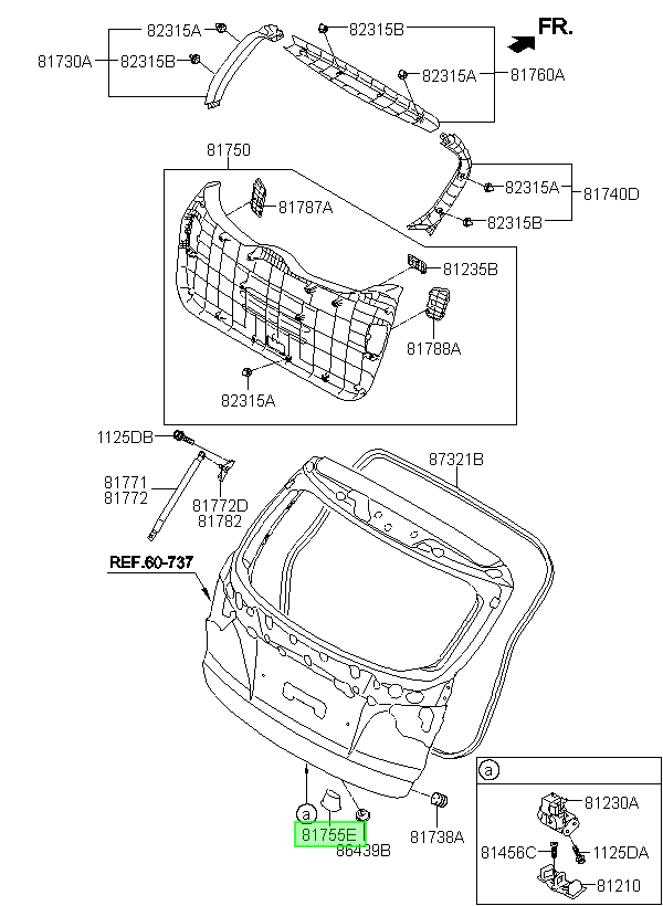 Portón Original Para Hyundai Tucson 2009-2016