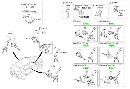 Juego Original Para Hyundai Creta 2015-2021