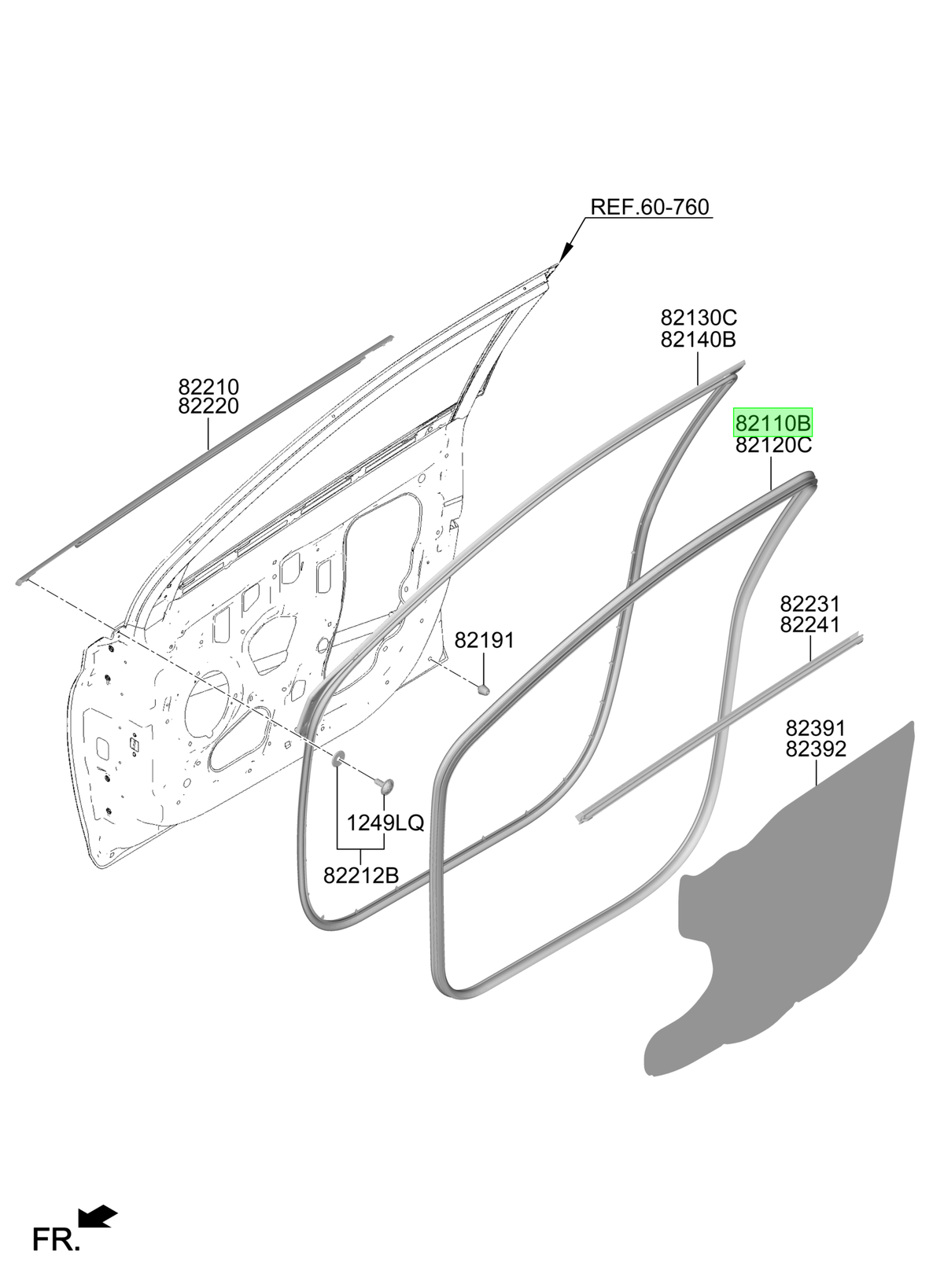 Puerta Del. Izq. Lh Original Para Hyundai I20 2020-2025