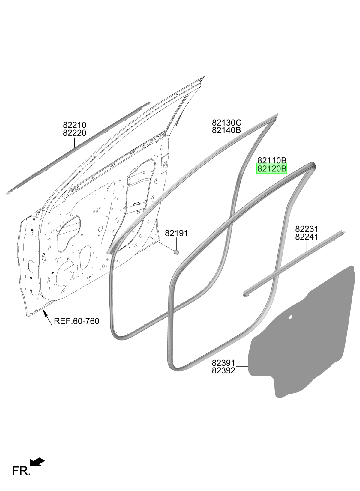 Puerta Del. Der. Rh Original Para Hyundai Kona 2023-2025