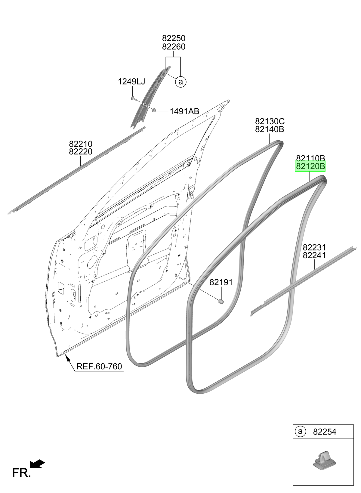 Puerta Del. Der. Rh Original Para Hyundai Santa Fe 2023-2025