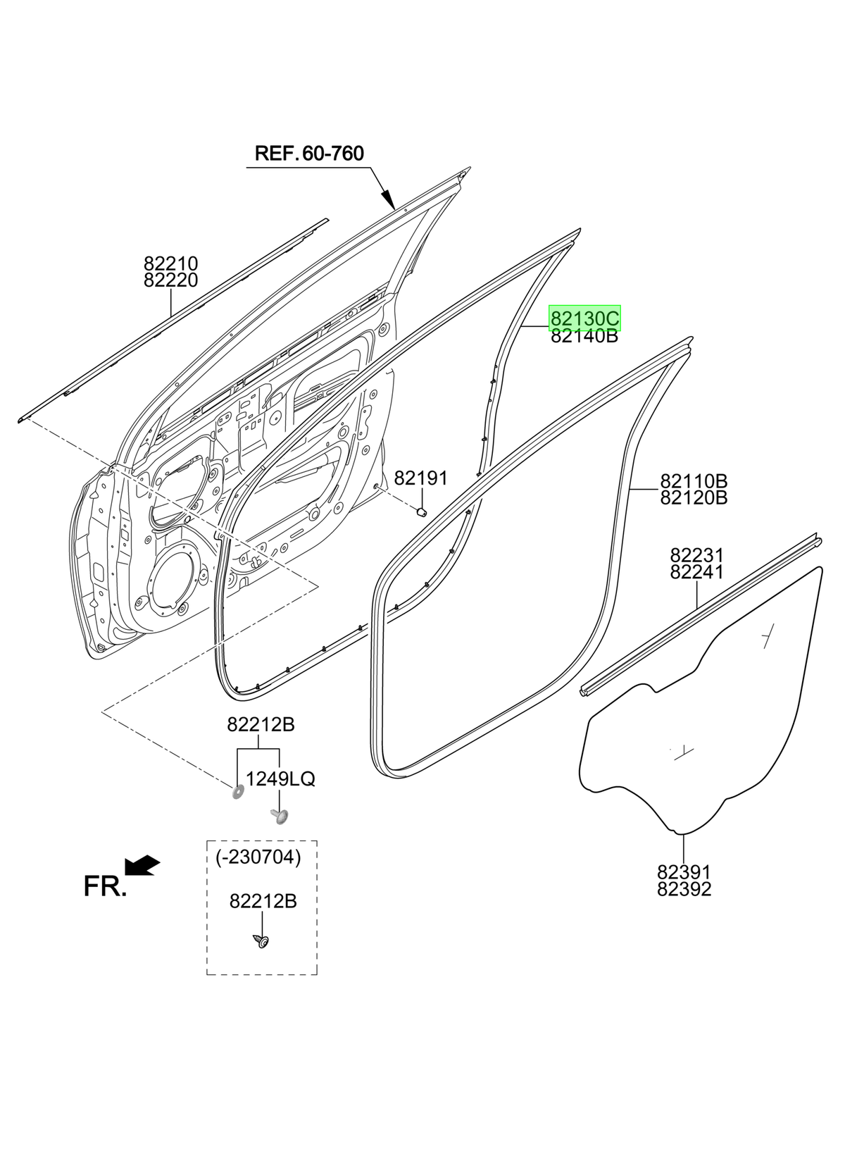 Puerta Del. Izq. Lh Original Para Hyundai Accent 2017-2024