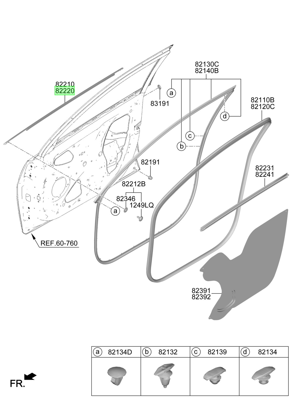 Moldura Bota Agua Rh Original Para Hyundai Accent 2023-2025