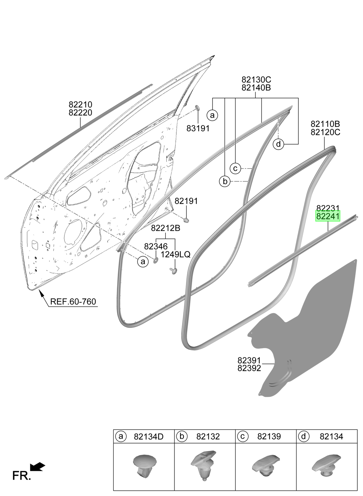 Moldura Rh Original Para Hyundai Accent 2023-2025