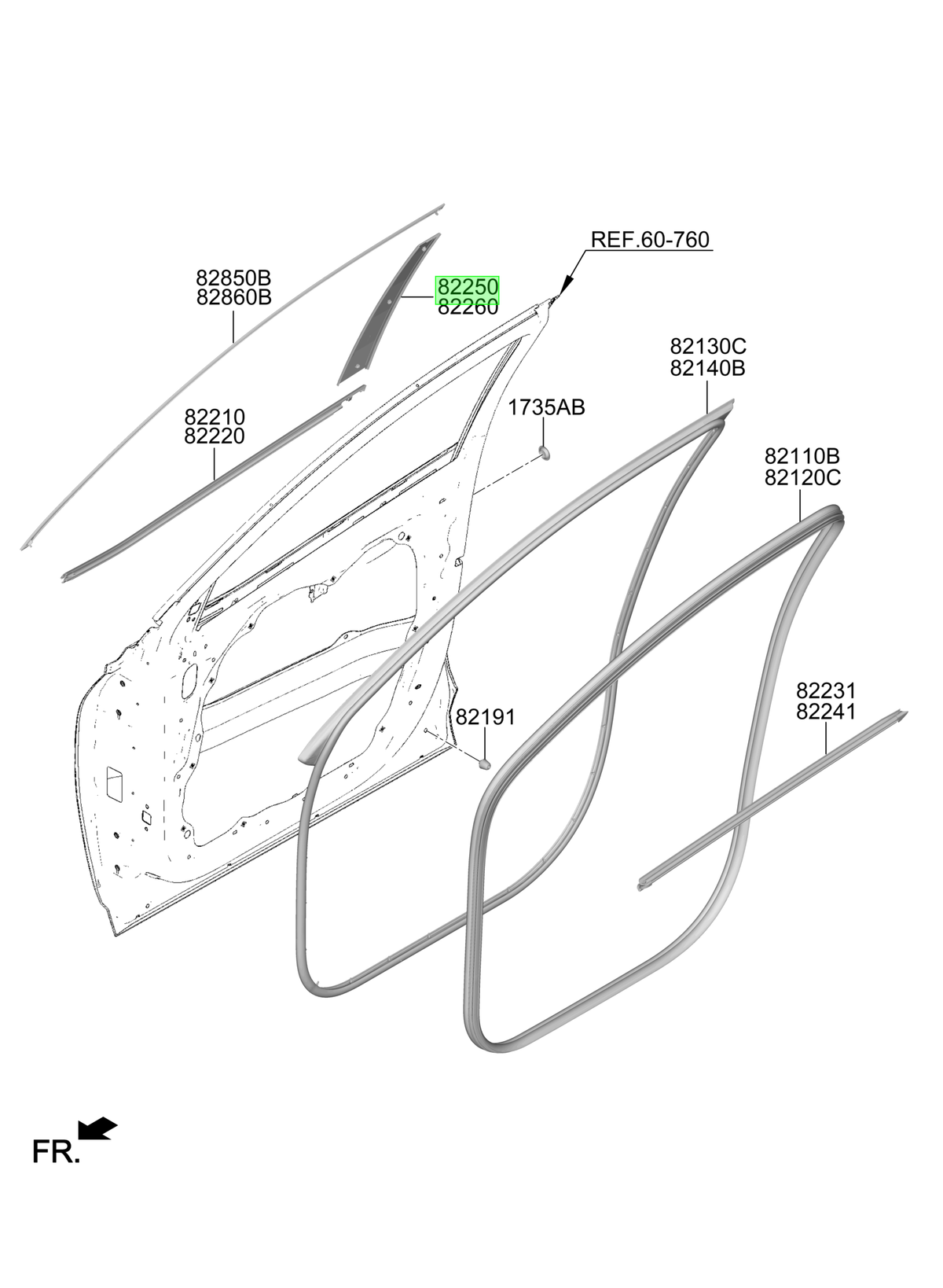 Puerta Del. Izq. Lh Original Para Hyundai Tucson 2021-2025