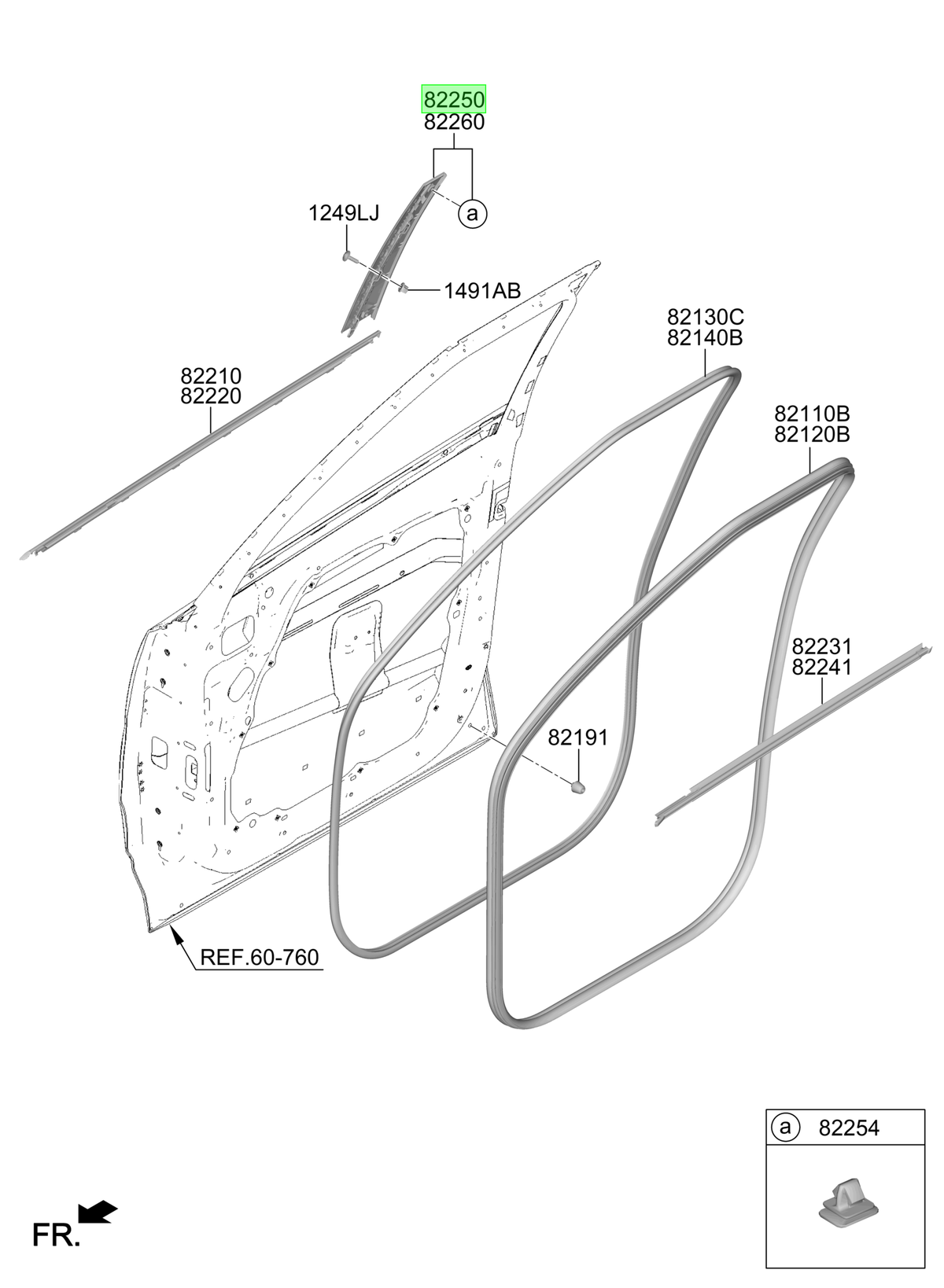 Blackout Lh Original Para Hyundai Santa Fe 2023-2025