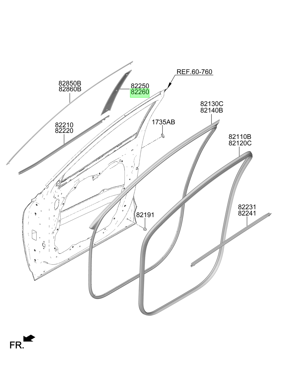 Puerta Del. Der. Rh Original Para Hyundai Tucson 2021-2025