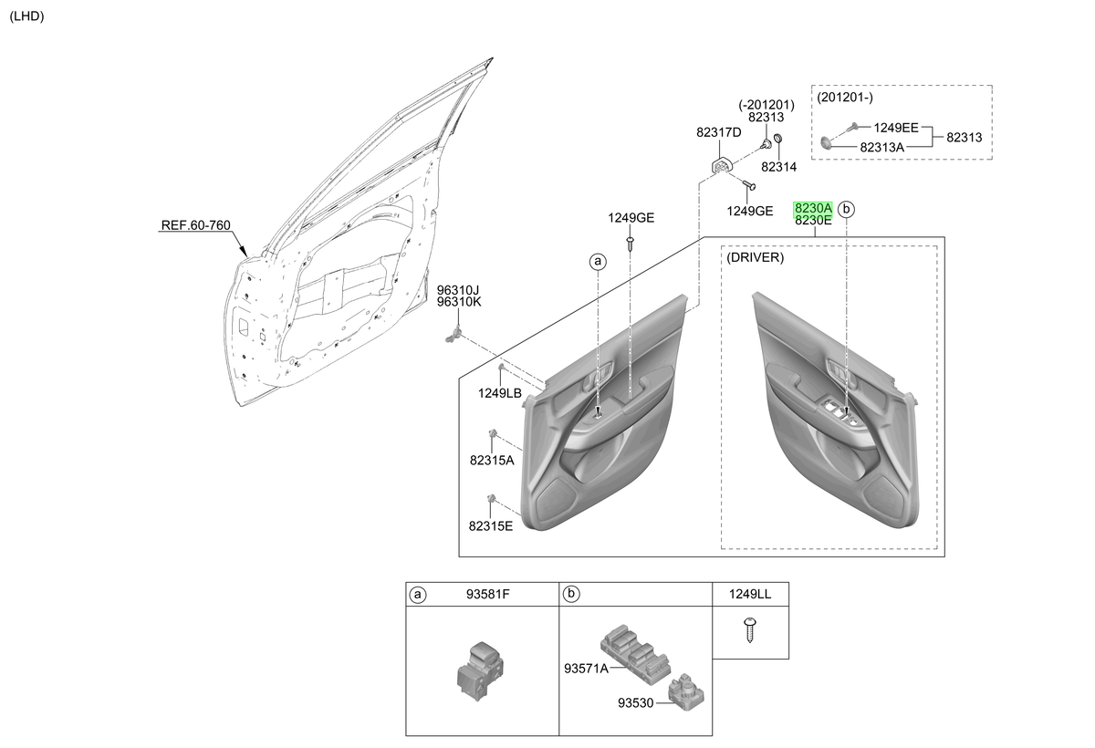Puerta Del. Der. Rh Original Para Hyundai Venue 2019-2025