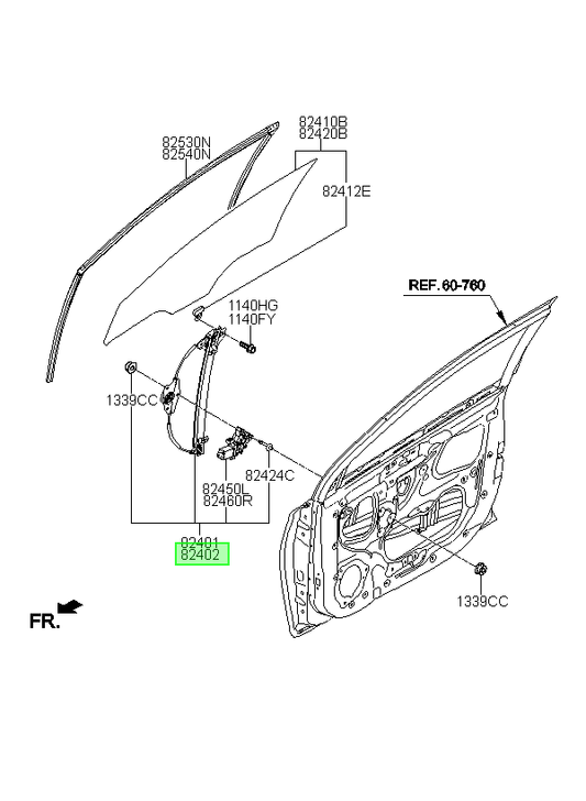 Alzavidrio Rh Original Para Kia Rio 2000-2025