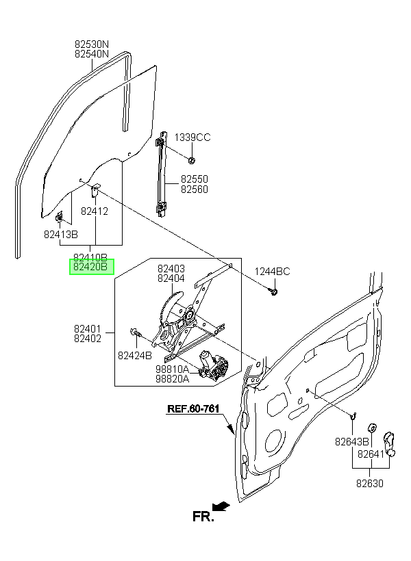 Vidrio Original Para Hyundai Porter 1996-2025