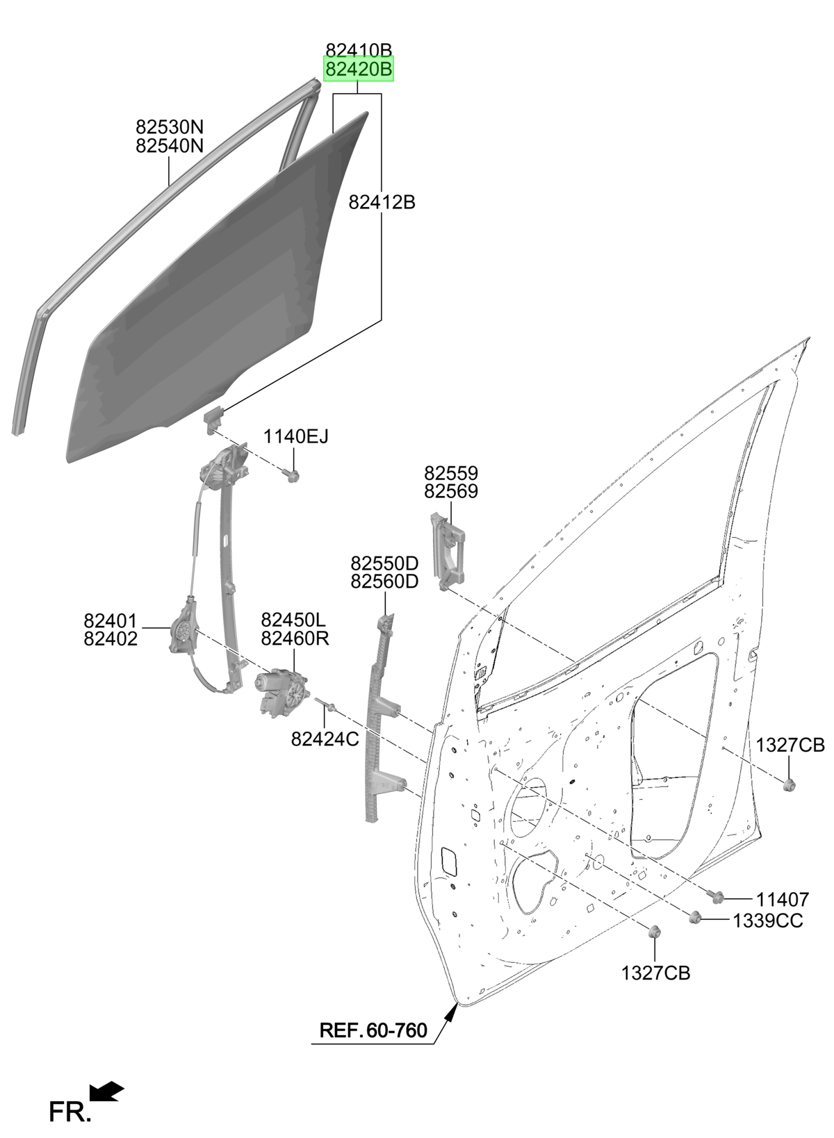 Puerta Del. Der. Rh Original Para Hyundai Staria 2021-2025