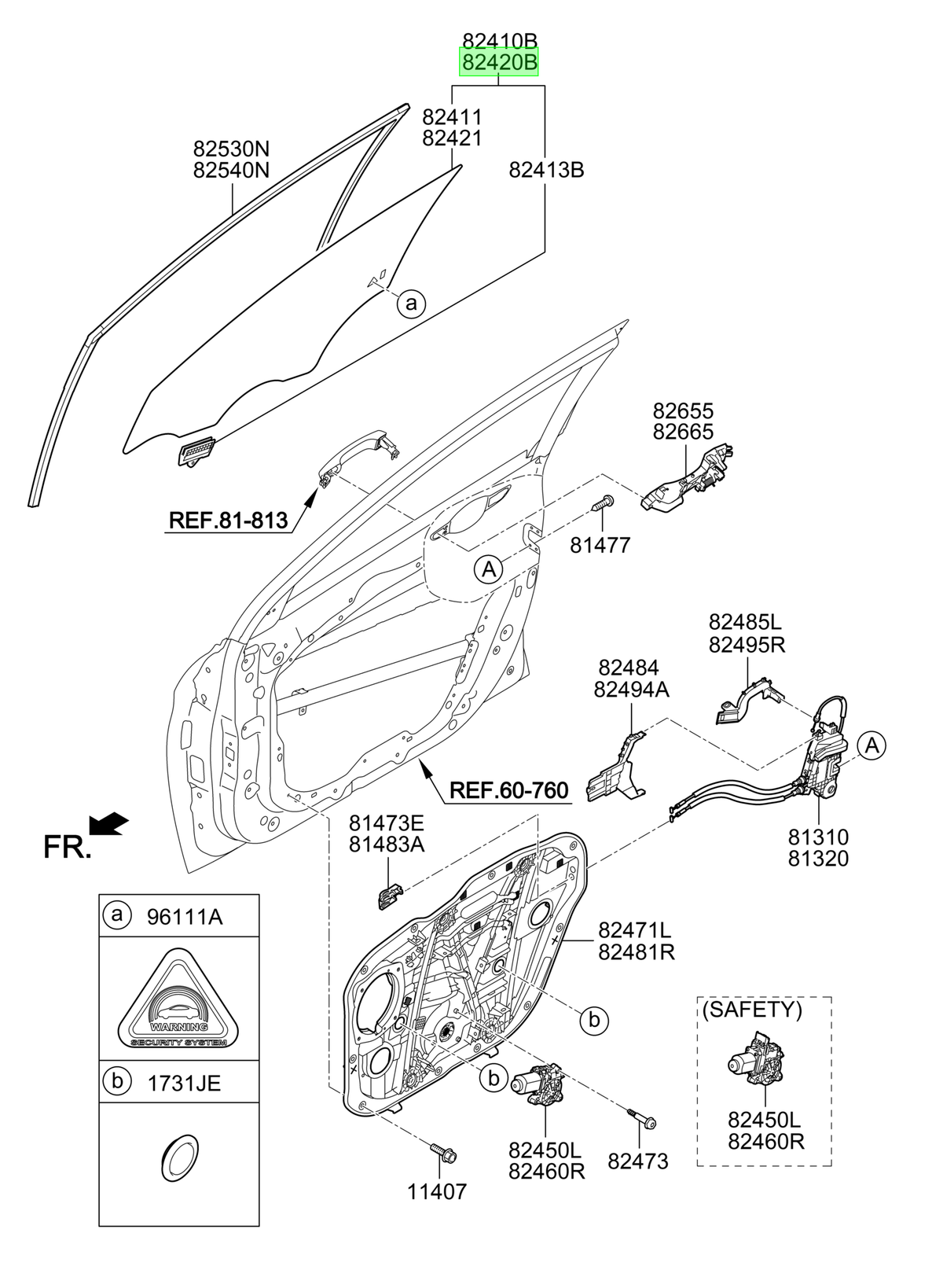 Vidrio Original Para Hyundai Elantra 2015-2020