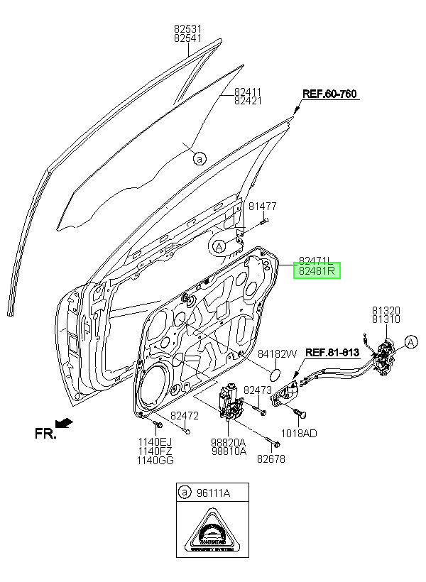 Panel Rh Original Para Hyundai Sonata 2007-2013