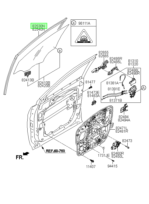 Conjunto Lh Original Para Hyundai Santa Fe 2012-2020