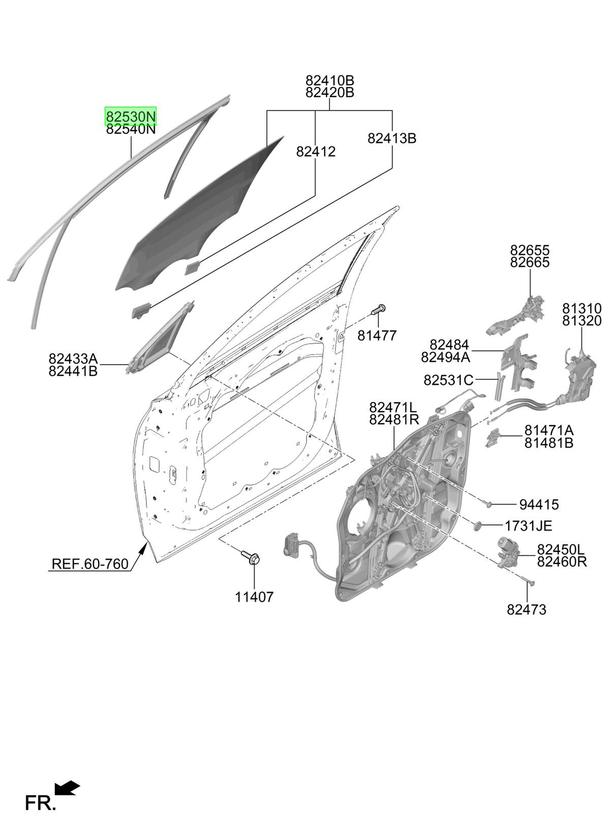 Goma Original Para Hyundai Santa Fe 2018-2025
