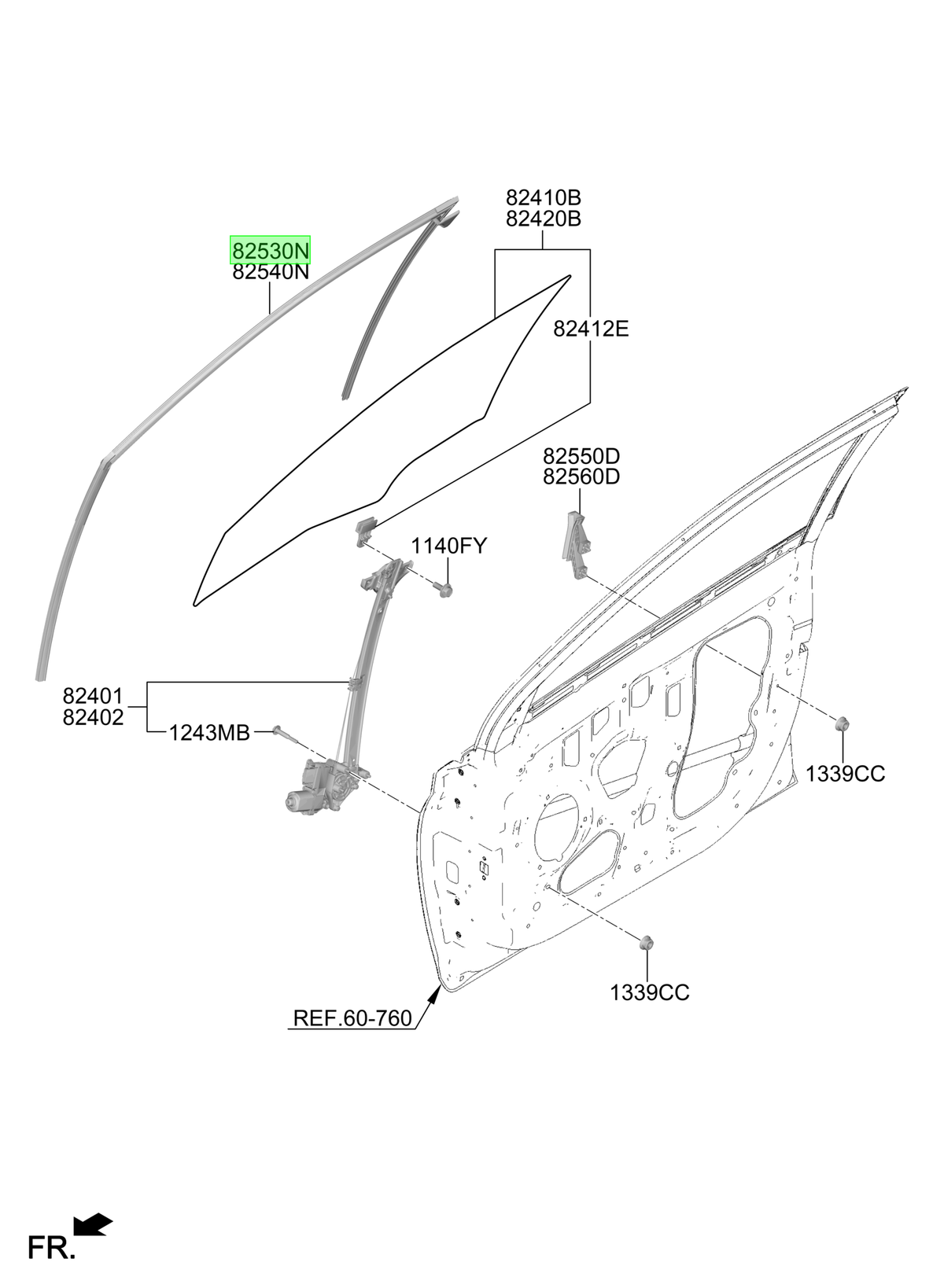 Guía Lh Original Para Kia Rio 2000-2025