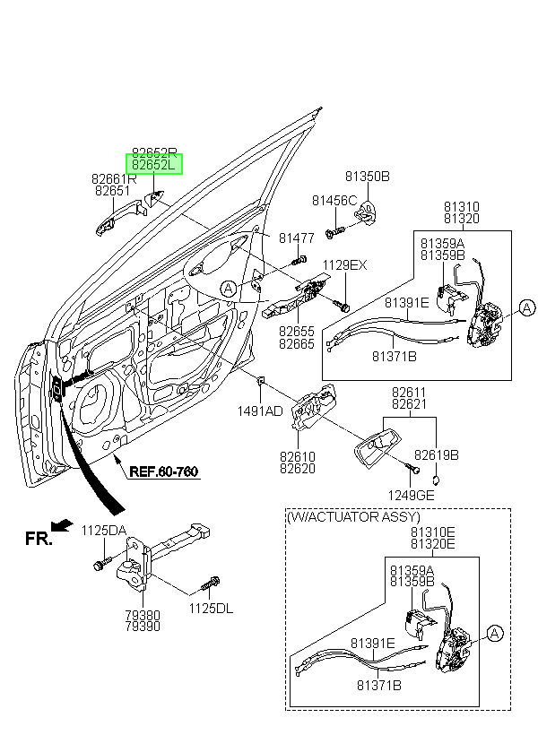 Tapa Manillaptaoriginal Para Hyundai Accent Desde 2011