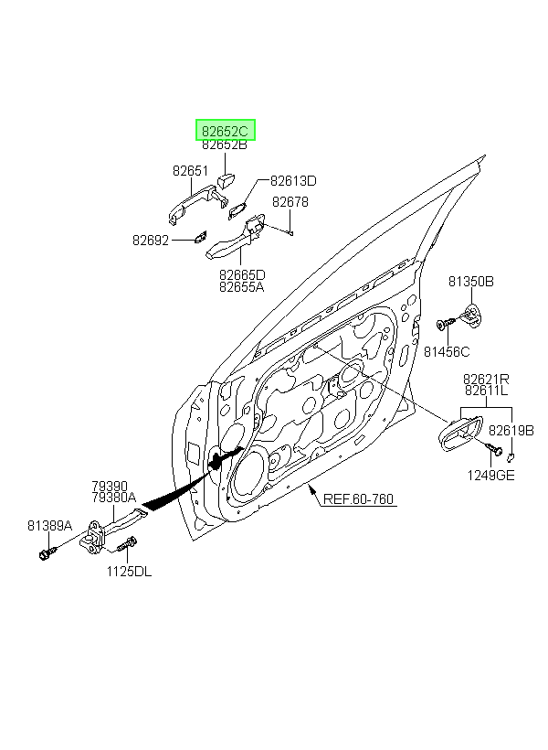 Manilla Original Para Hyundai I30 2007-2012