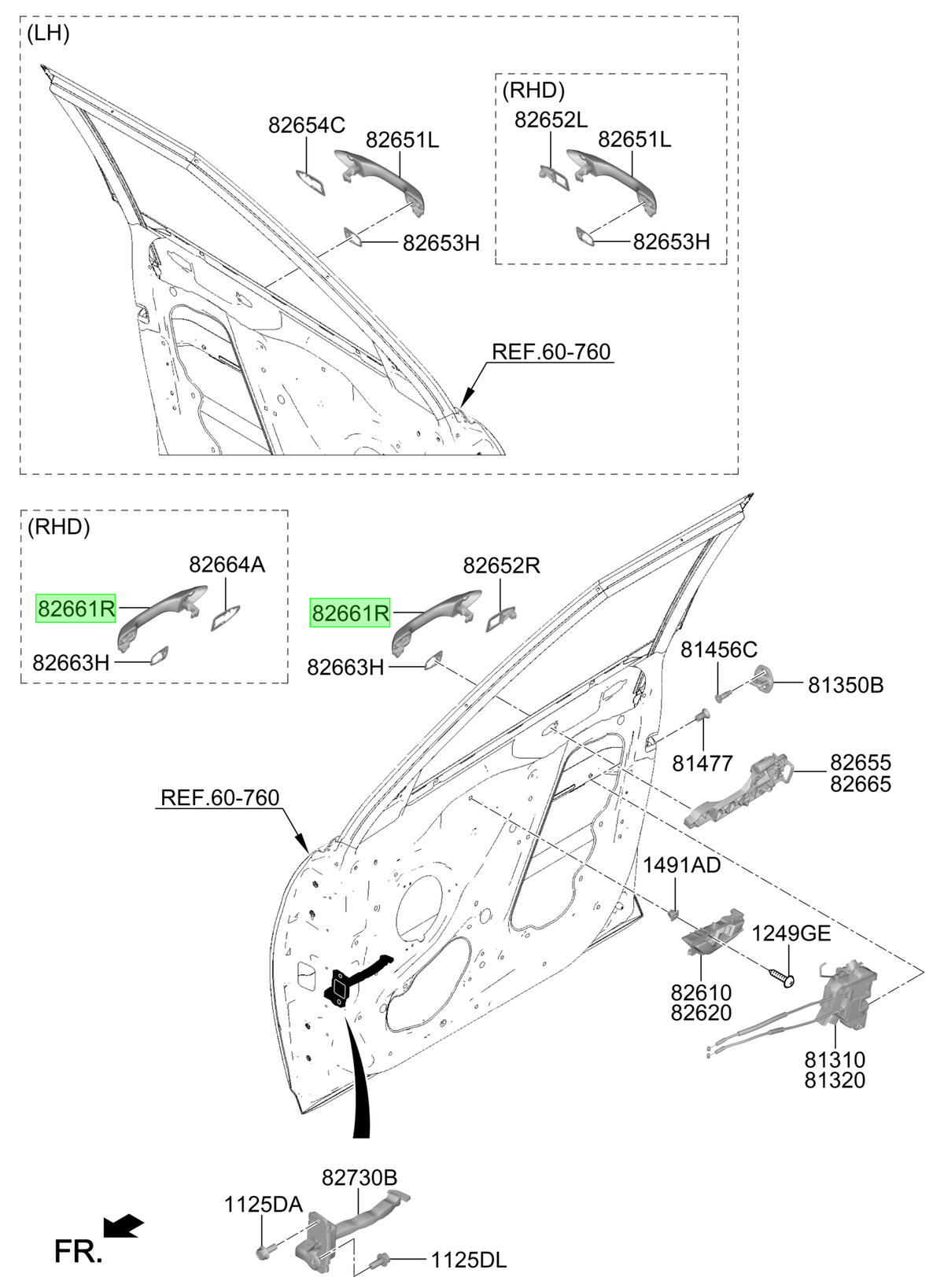 Puerta Del. Der. Rh Original Para Hyundai Creta 2020-2025