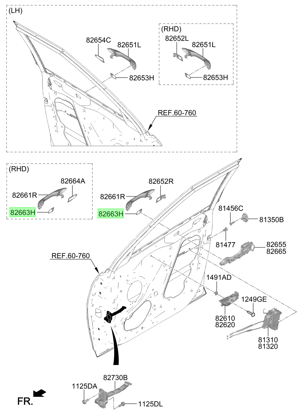 Manilla Original Para Hyundai Creta 2020-2025
