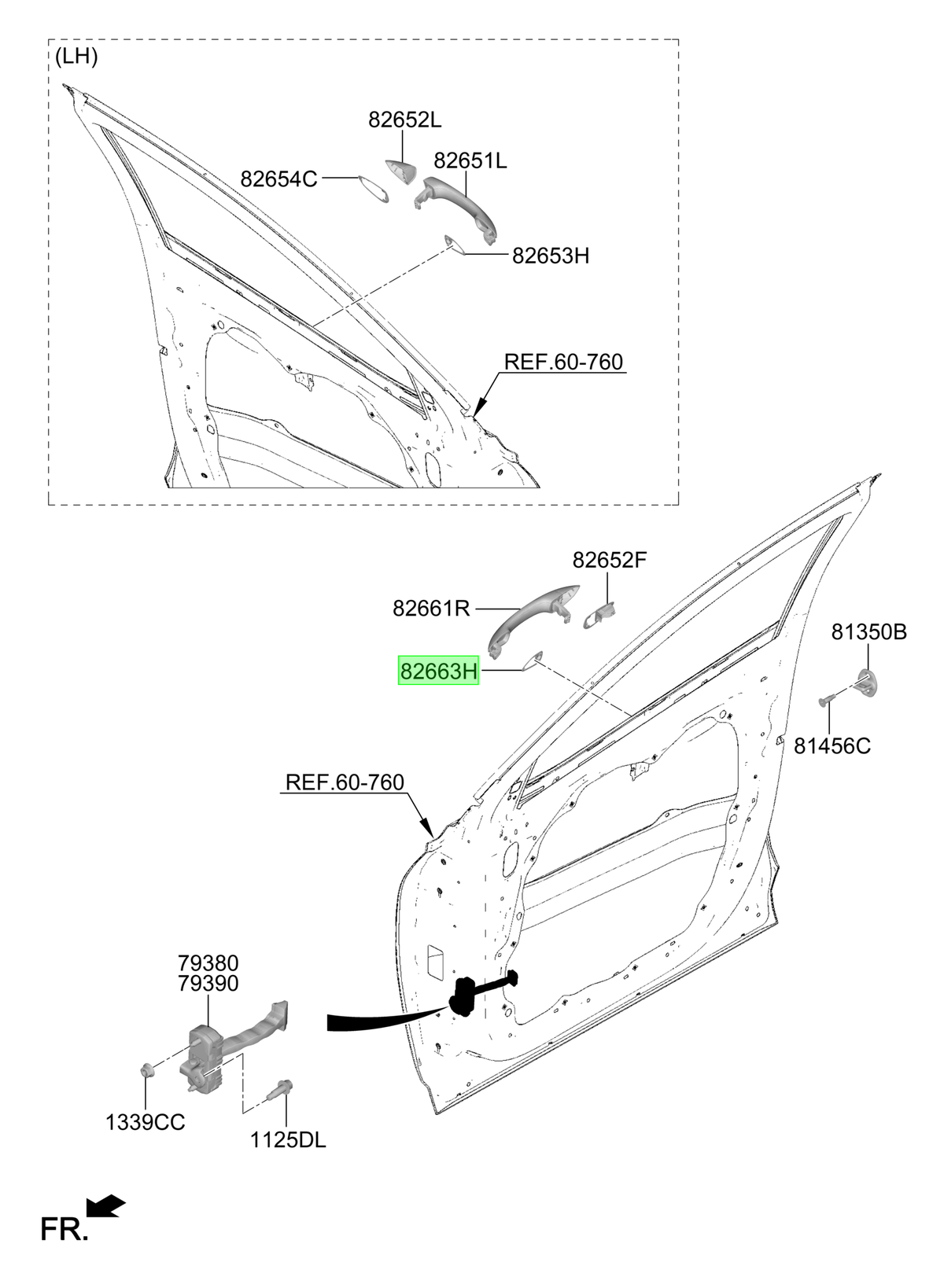 Moldura Rh Original Para Hyundai Tucson 2021-2025