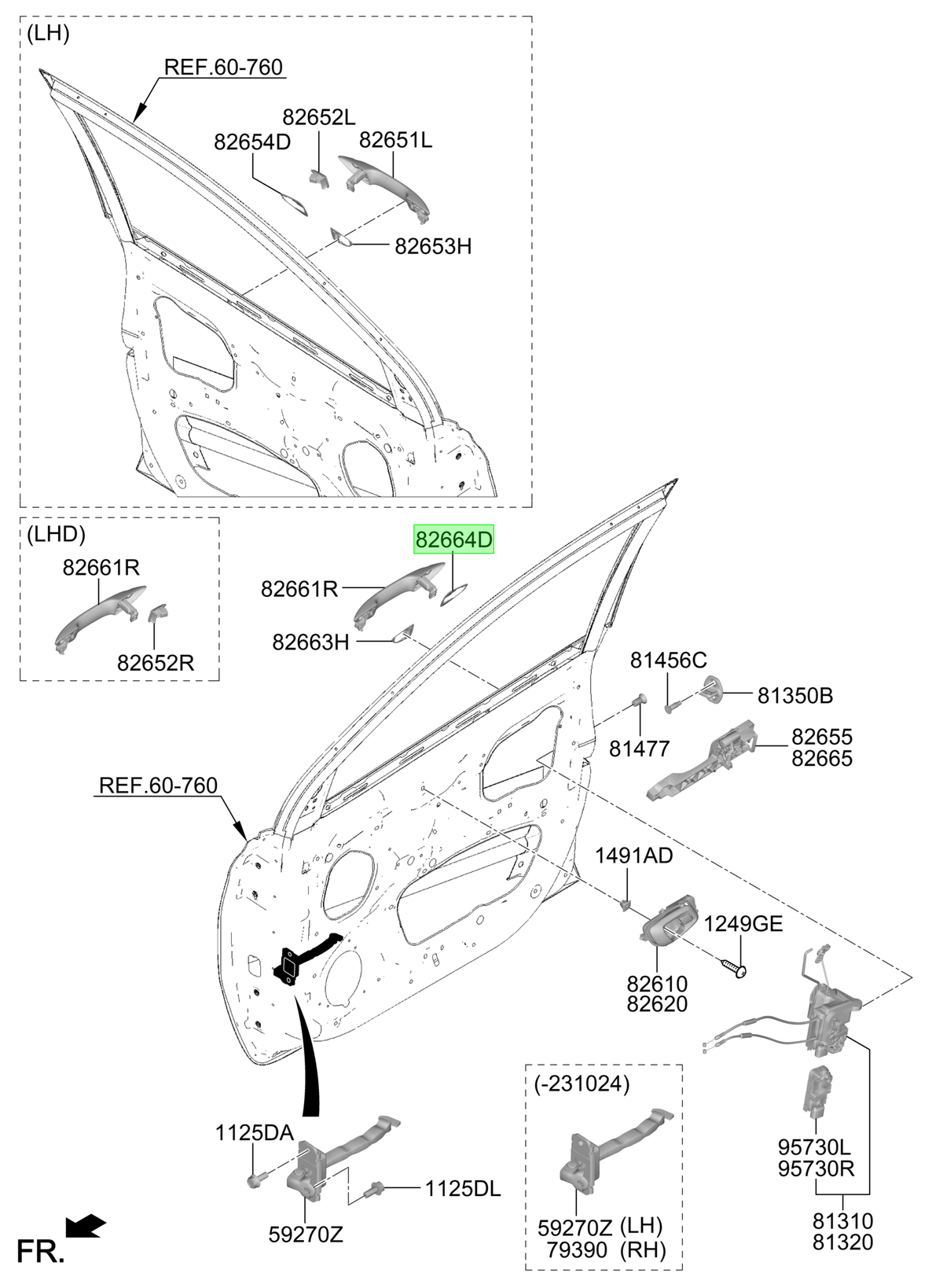 Pad-door Original Para Hyundai I10 2019-2025