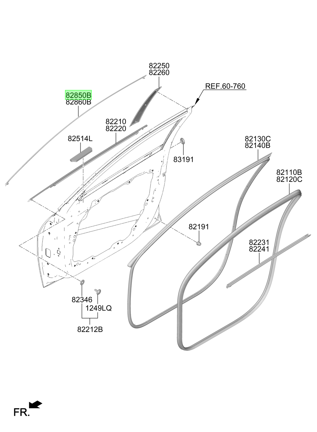 Puerta Del. Izq. Lh Original Para Hyundai Elantra 2020-2025