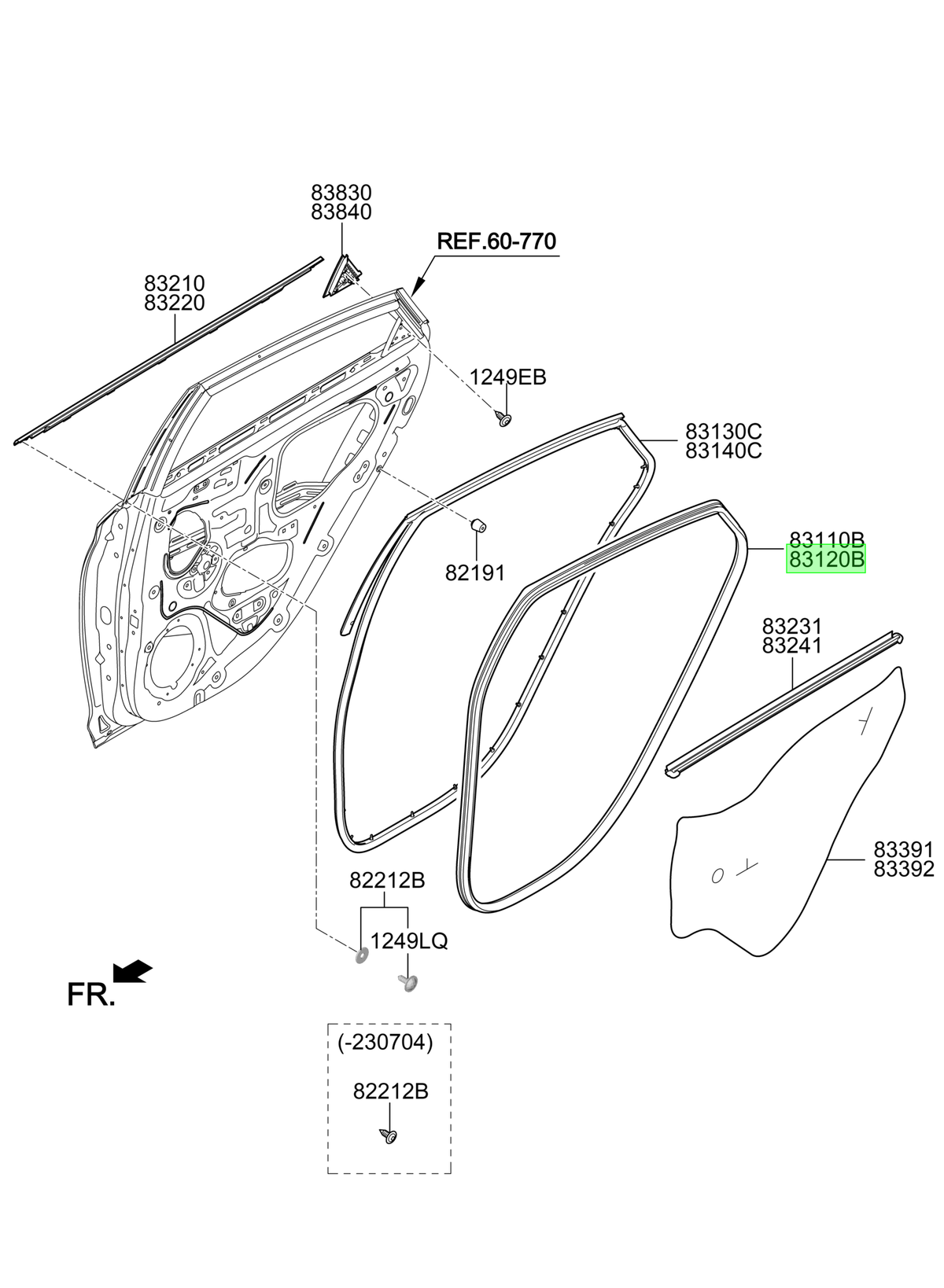 Puerta Tras. Der. Rh Original Para Hyundai Accent 2017-2024