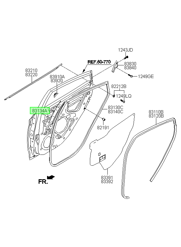 Moldura Original Para Kia Rio 2011-2015