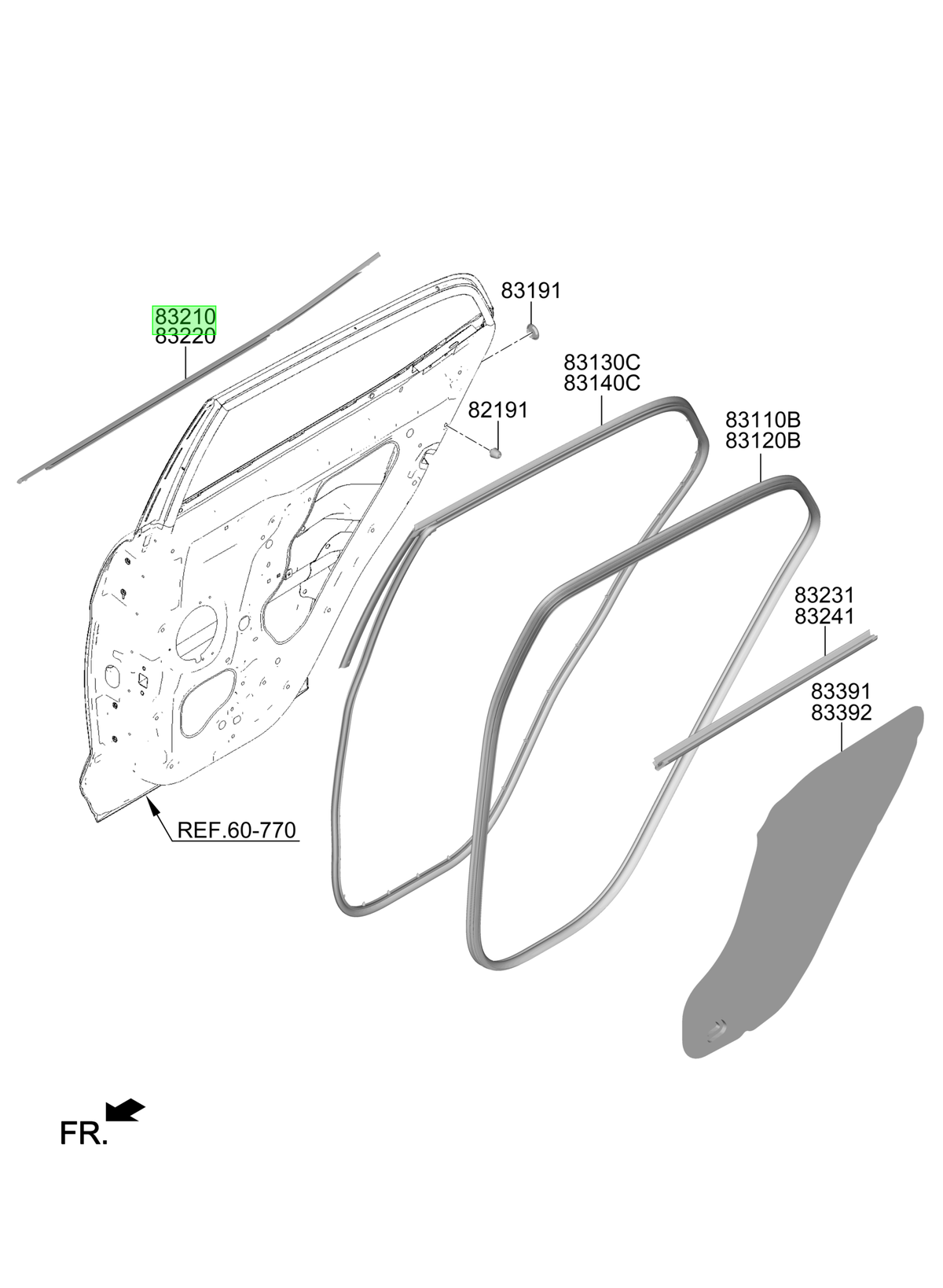 Moldura Original Para Hyundai Creta 2020-2025