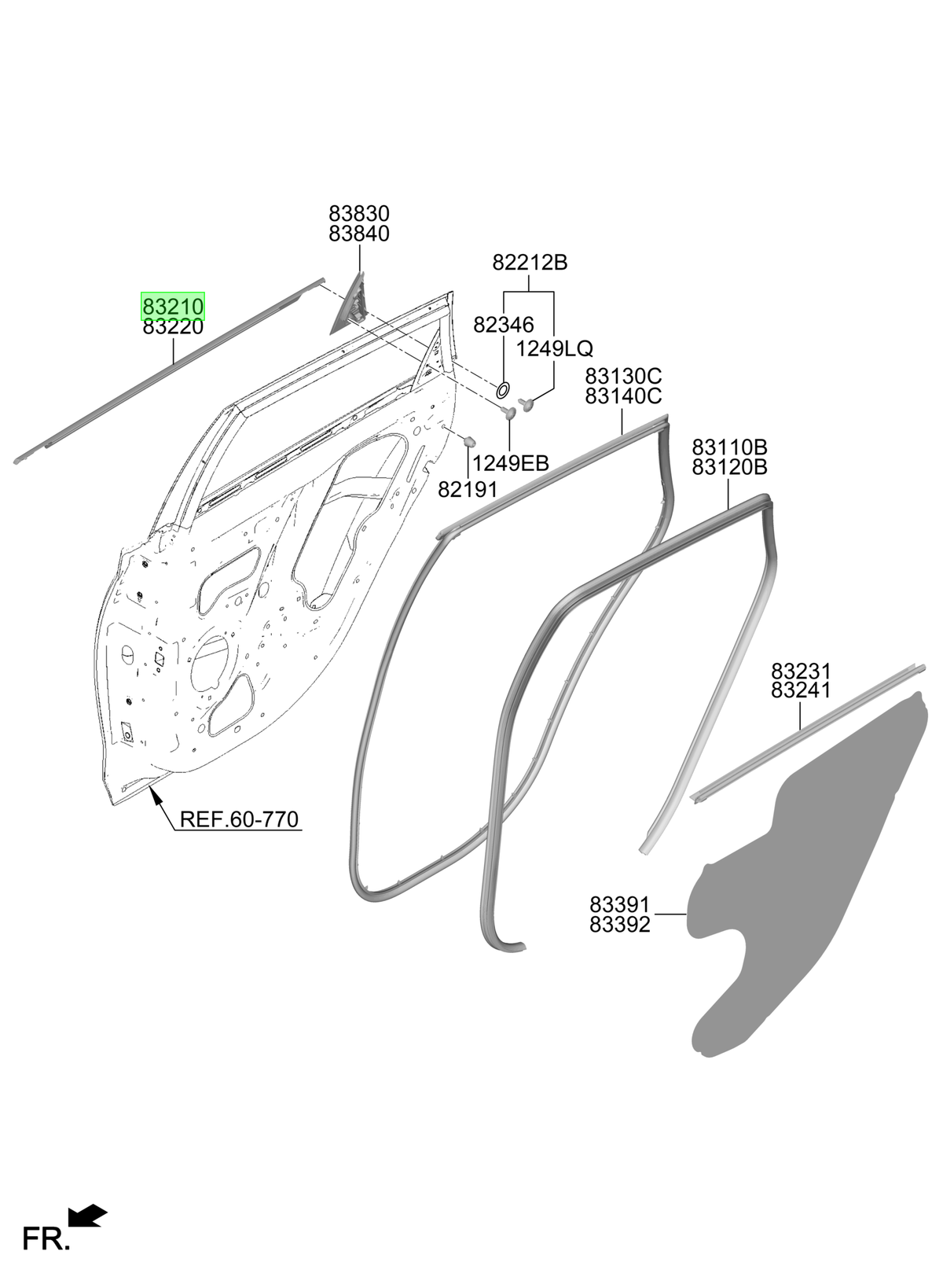 Moldura Original Para Hyundai I20 2020-2025