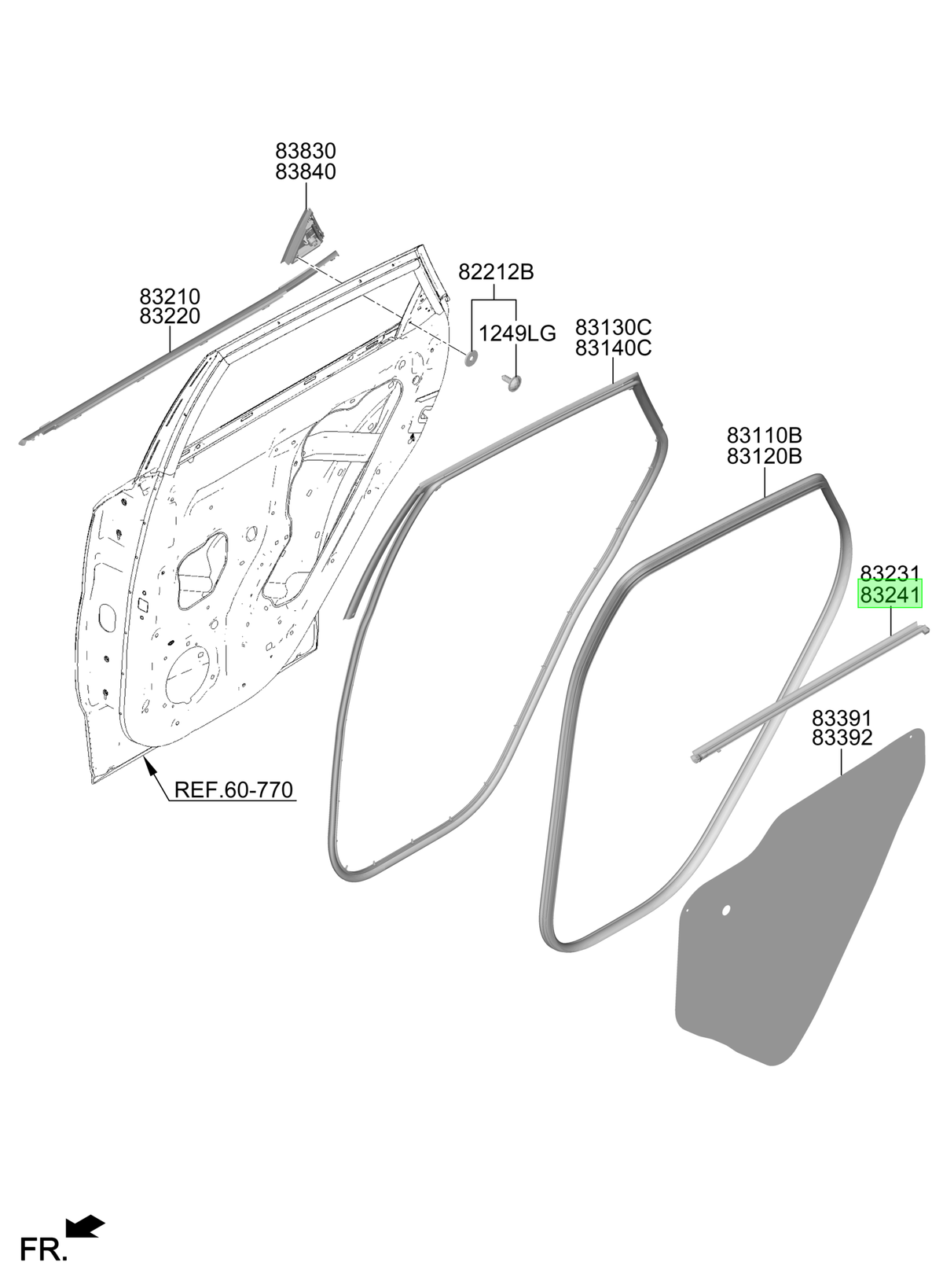 Puerta Tras. Der. Rh Original Para Kia Rio 2000-2025