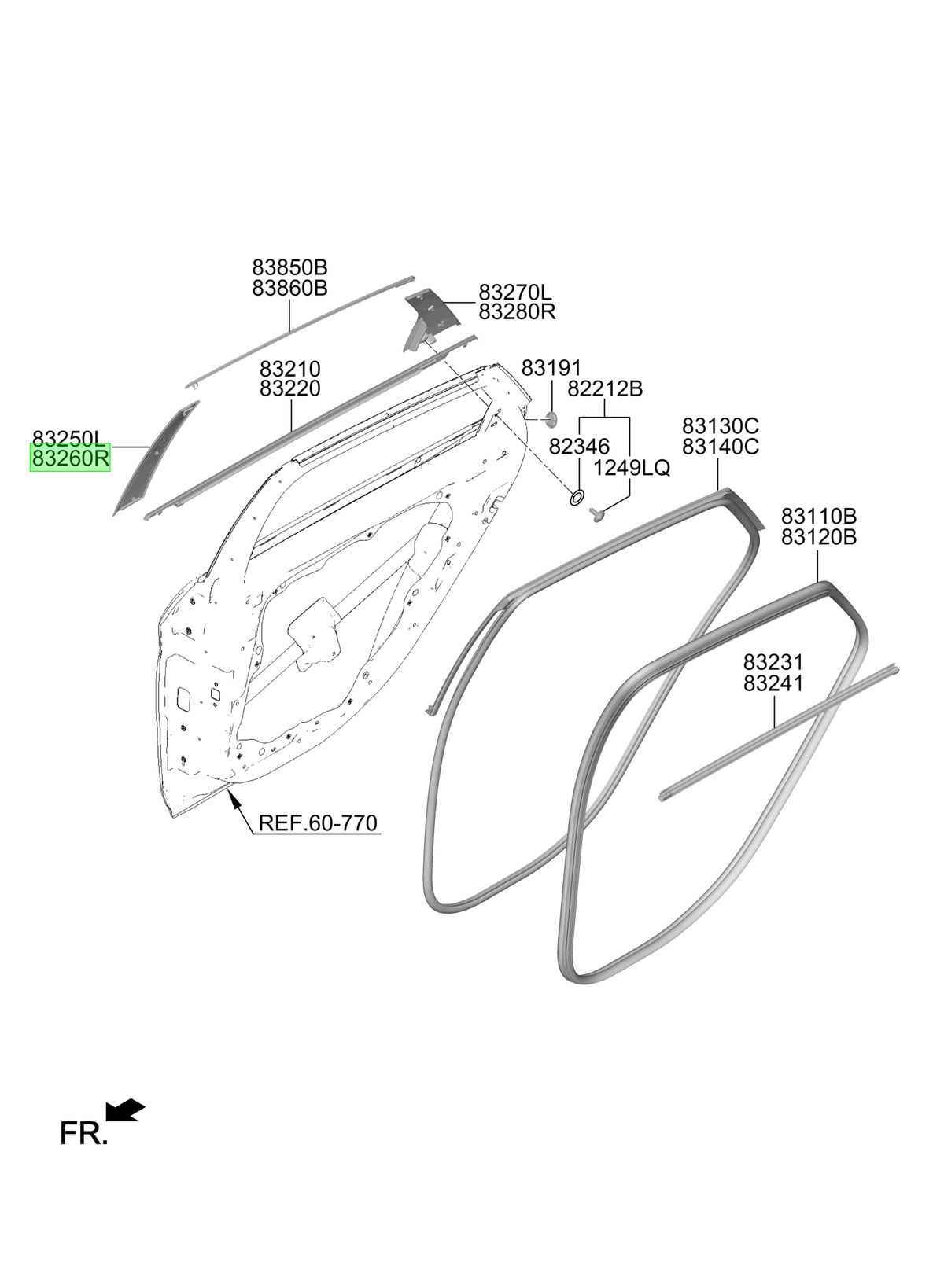 Blackout Rh Original Para Hyundai Elantra 2020-2025