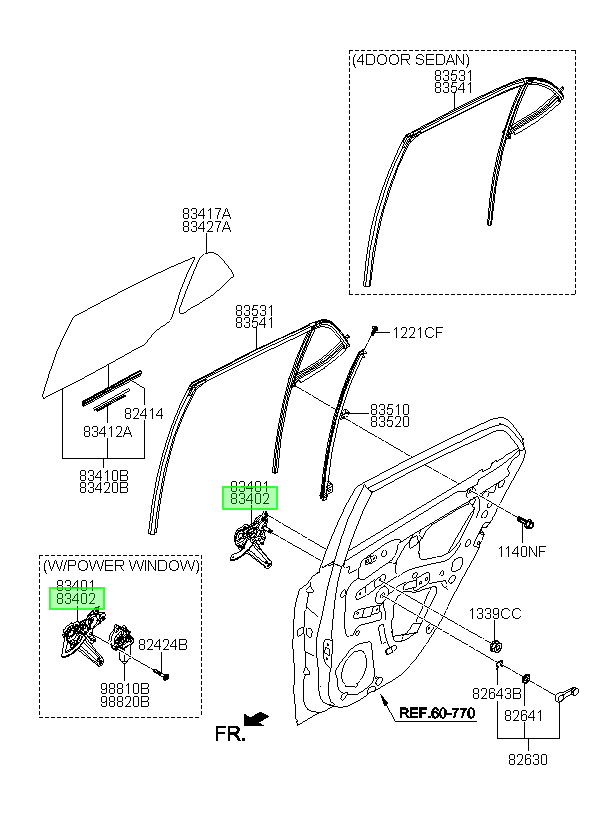 Alza Vidrio Rh Orig. Para Hyundai Grand I10 Desde 2014