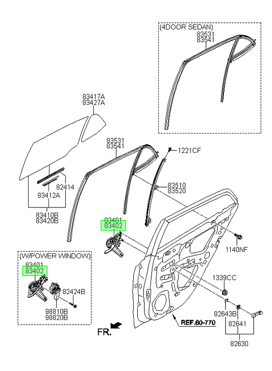 Alza Vidrio Rh Orig. Para Hyundai Grand I10 Desde 2014